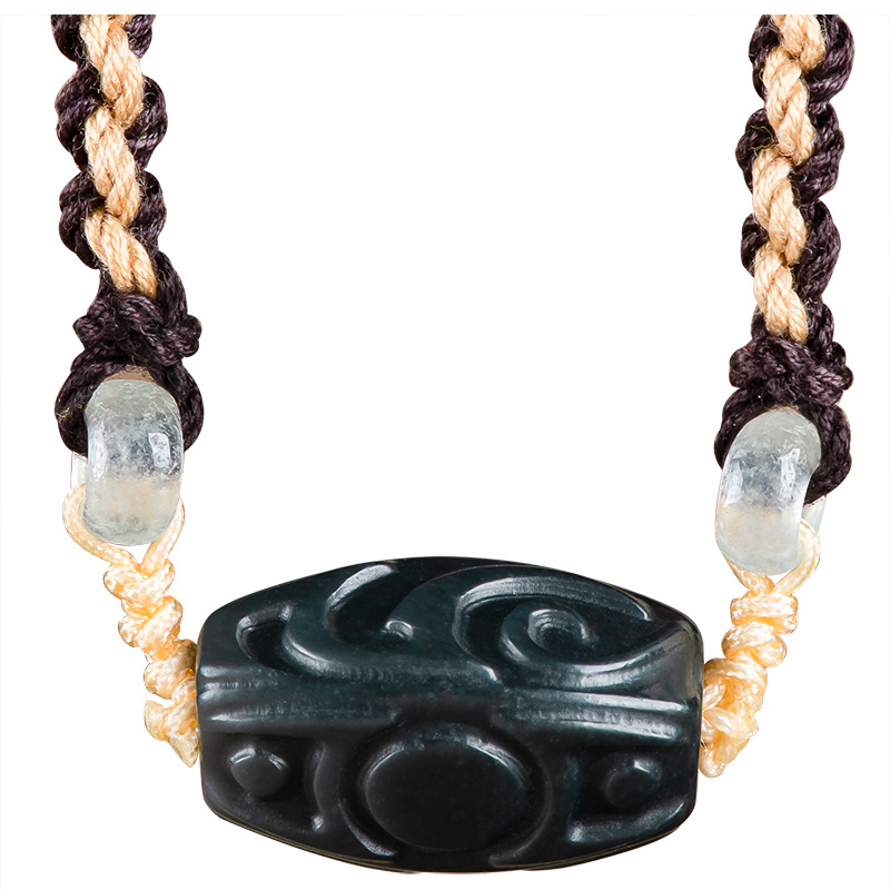 Vintage Necklace - Colar com Pingente de Jade Hetian