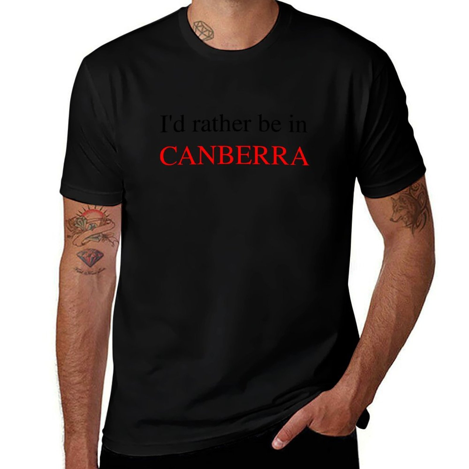 Canberra Vintage & Collectible Centre Reviews - Eu prefiro estar em CANBERRA camiseta