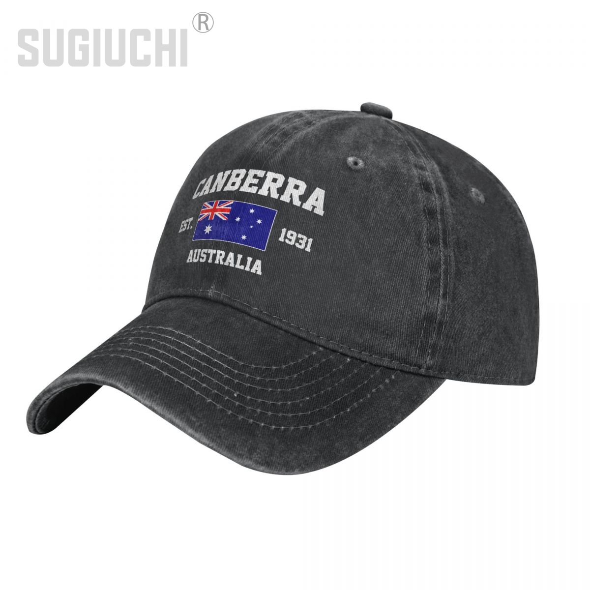 Canberra Vintage & Collectible Centre Reviews - Bandeira da Austrália EST.1931 Canberra Unissex