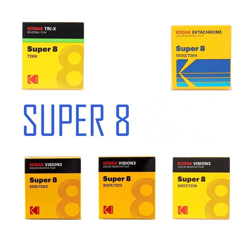 Instant Film Pack - Filme Original Kodak Super 8 Colors