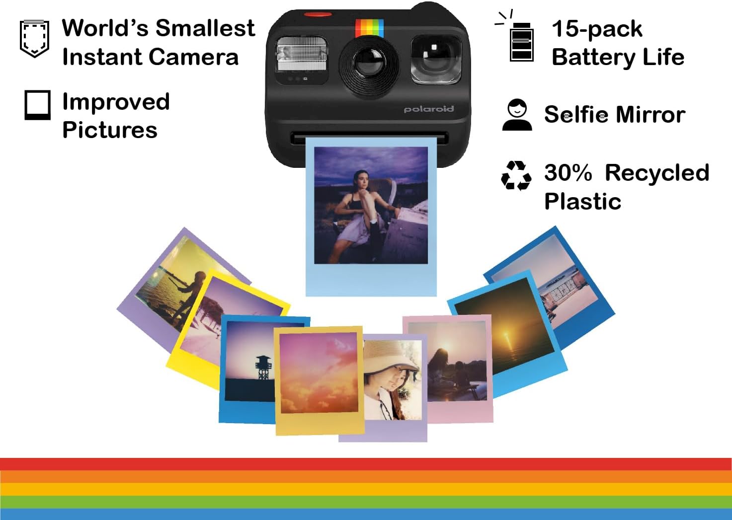 Câmera Instantânea Mini (Preta - Instant Film Pack avaliação e preço