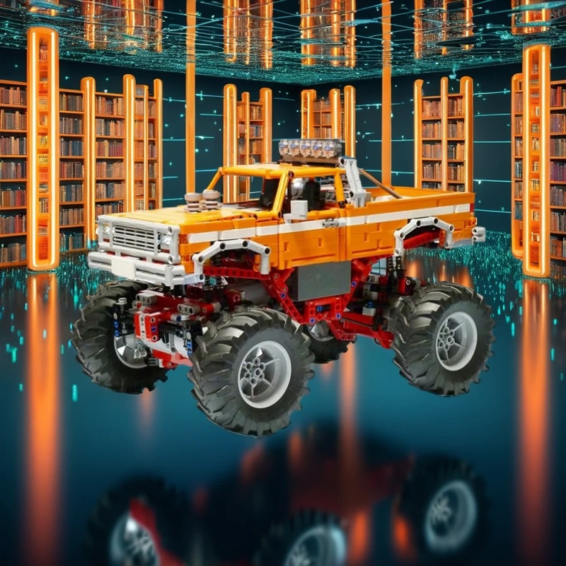 1683 peças MOC Modelo de Camin - Vintage Collectible Trucks avaliação e preço