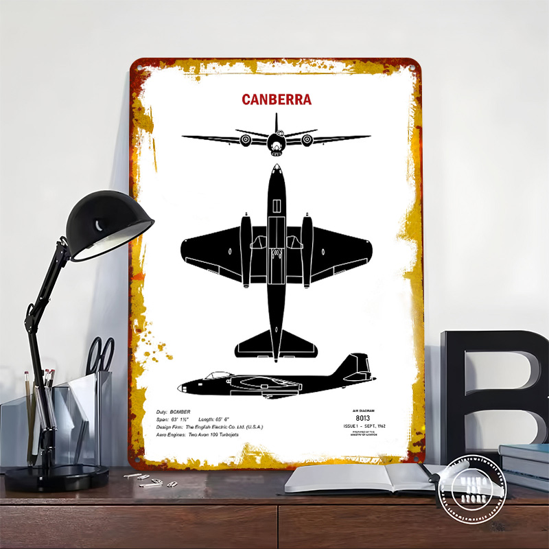 Placa de Metal Retrô Vintage P - Canberra Vintage & Collectible Centre Reviews avaliação e preço