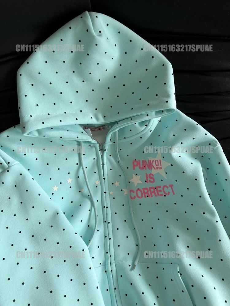 Jaqueta Feminina Estilo Americ - Vintage Zip Hoodie avaliação e preço
