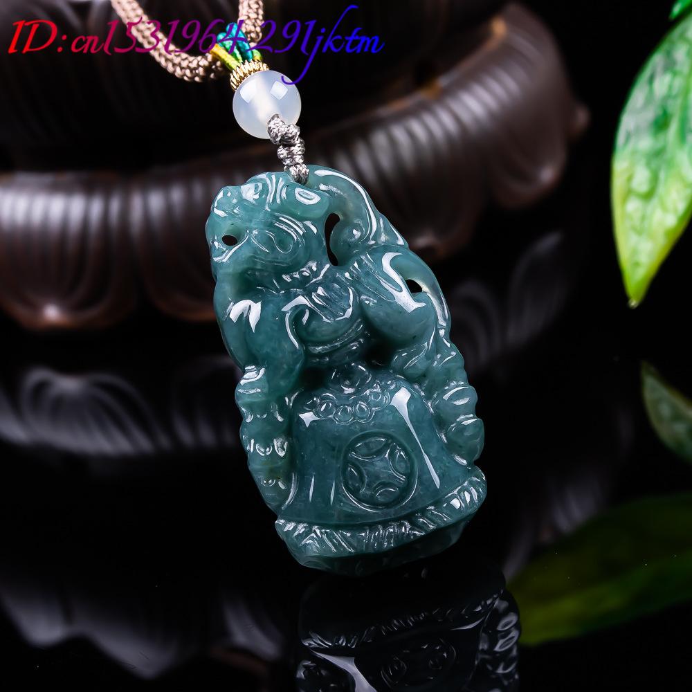 Pingente Pixiu de Jadeíta Birm - Vintage Necklace avaliação e preço