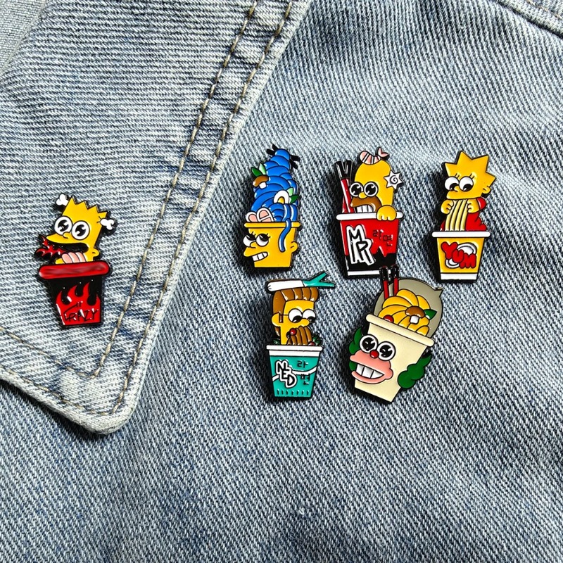 Conjunto de 6 peças dos Simpso - Vintage Items avaliação e preço