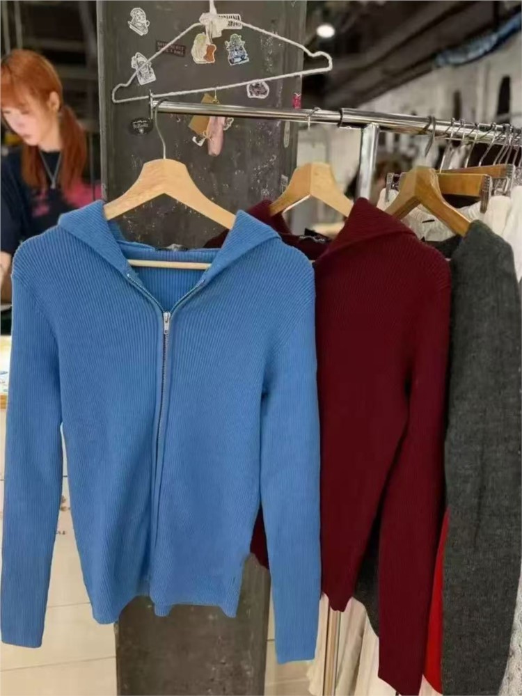 Novo Casaco Cardigã Feminino A - Vintage Zip Hoodie avaliação e preço