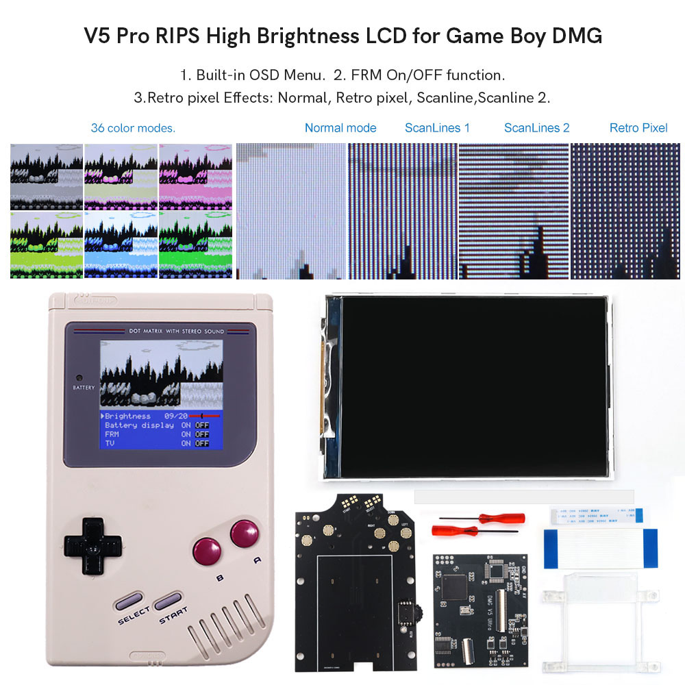HISPEEDIDO Para GB Dmg V5 Pro, - Vintage Game Collection avaliação e preço