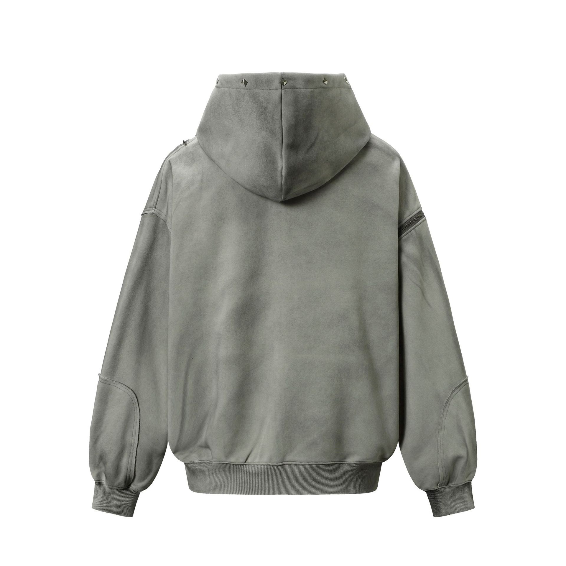 Homens vintage jaqueta com cap - Vintage Zip Hoodie avaliação e preço