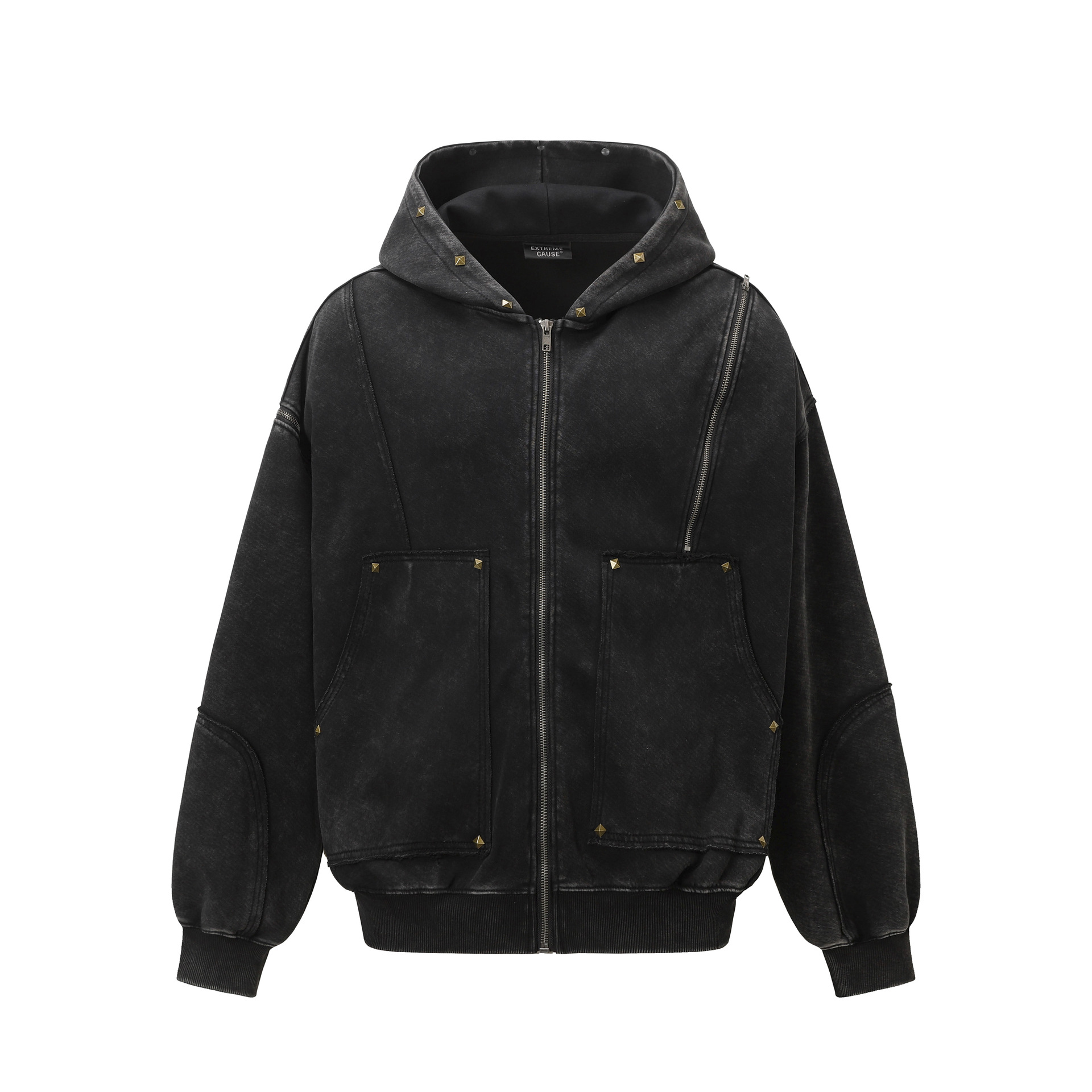 Homens vintage jaqueta com cap - Vintage Zip Hoodie avaliação e preço