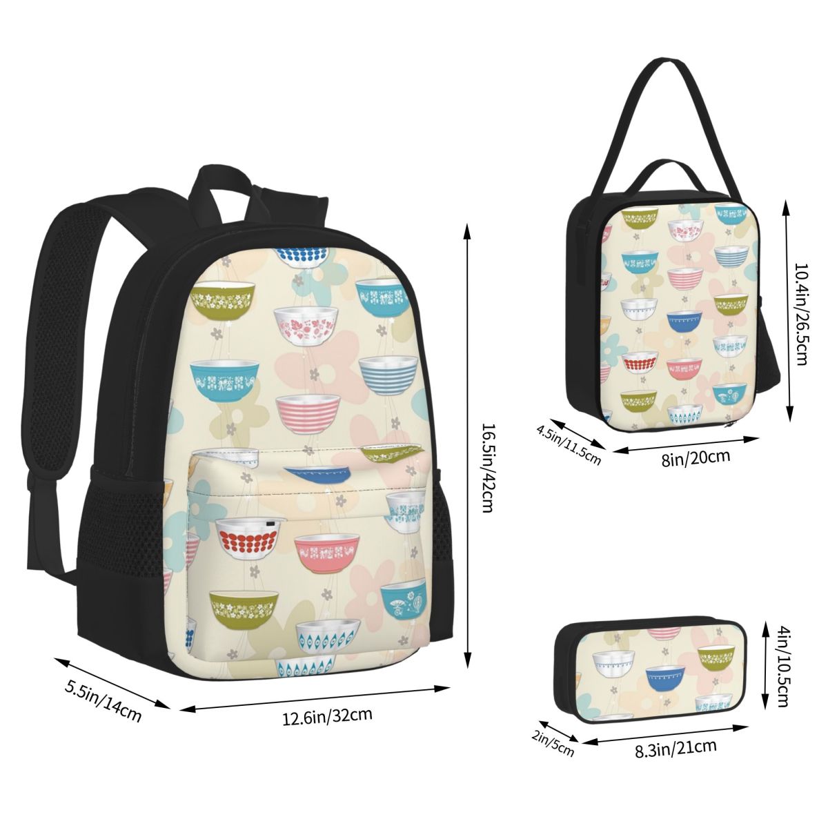 Coleção de Mochilas Vintage Py - Vintage Collectible Pyrex avaliação e preço